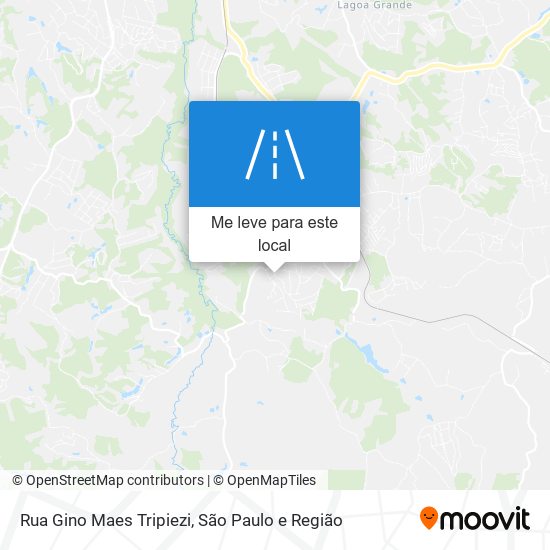 Rua Gino Maes Tripiezi mapa