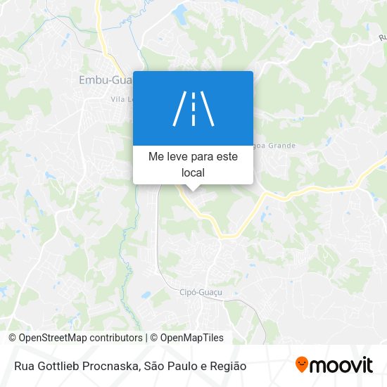 Rua Gottlieb Procnaska mapa
