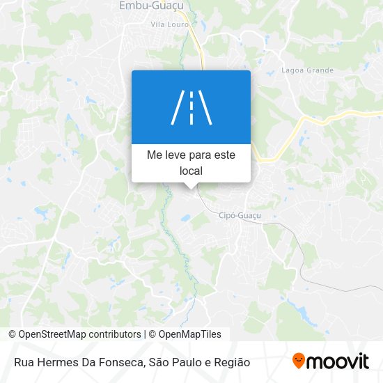 Rua Hermes Da Fonseca mapa