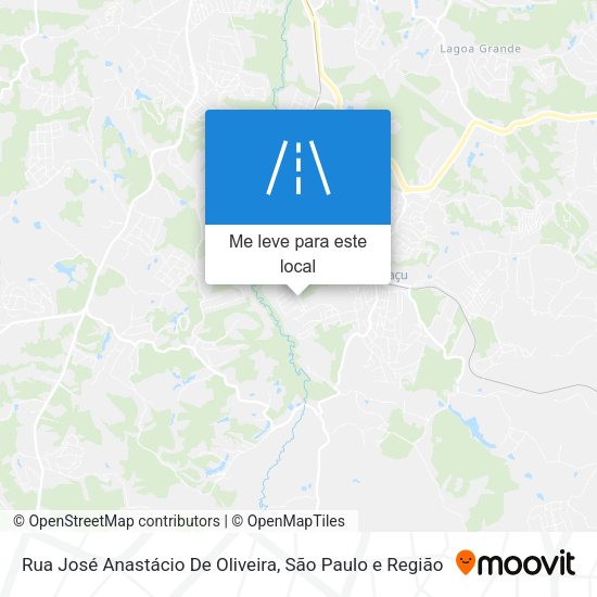 Rua José Anastácio De Oliveira mapa