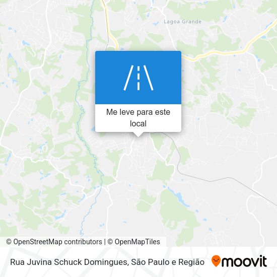 Rua Juvina Schuck Domingues mapa