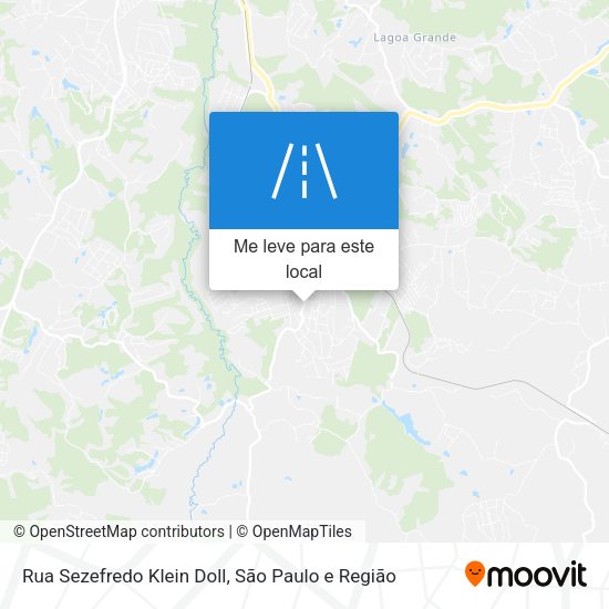 Rua Sezefredo Klein Doll mapa
