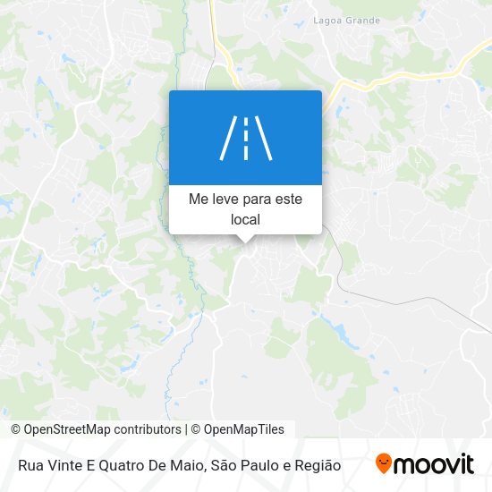 Rua Vinte E Quatro De Maio mapa