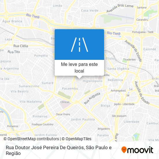 Rua Doutor José Pereira De Queirós mapa