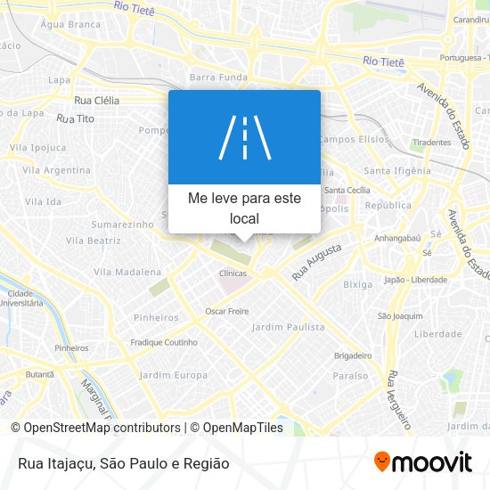 Rua Itajaçu mapa