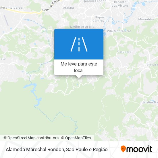Alameda Marechal Rondon mapa