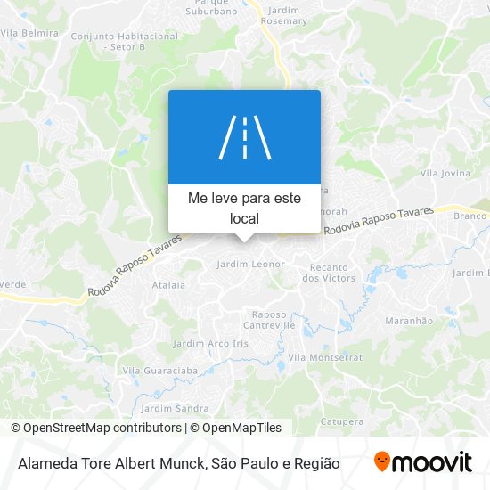 Alameda Tore Albert Munck mapa