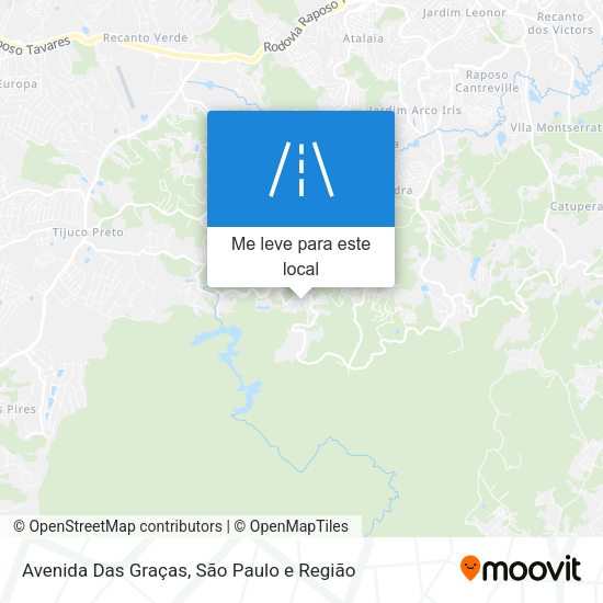 Avenida Das Graças mapa