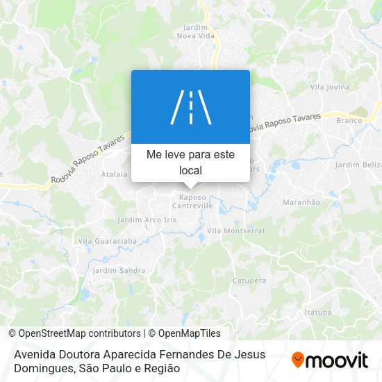 Avenida Doutora Aparecida Fernandes De Jesus Domingues mapa