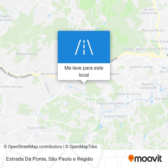 Estrada Da Ponte mapa