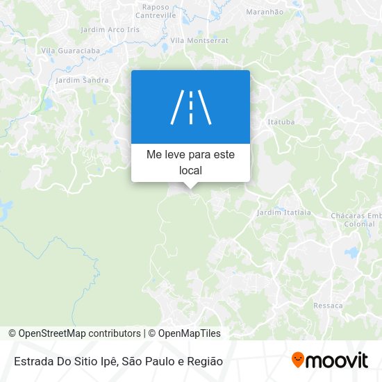 Estrada Do Sitio Ipê mapa