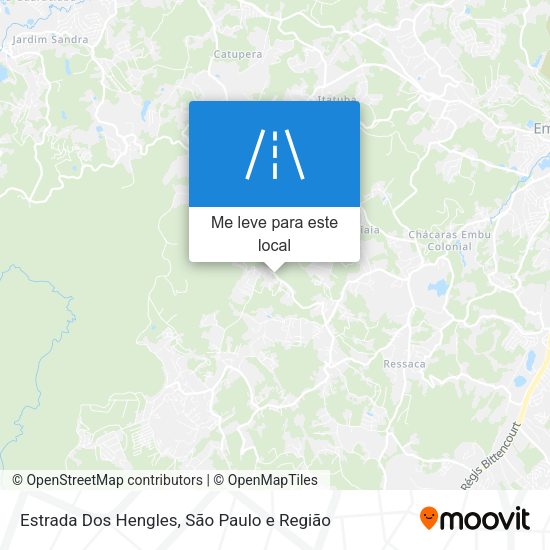 Estrada Dos Hengles mapa