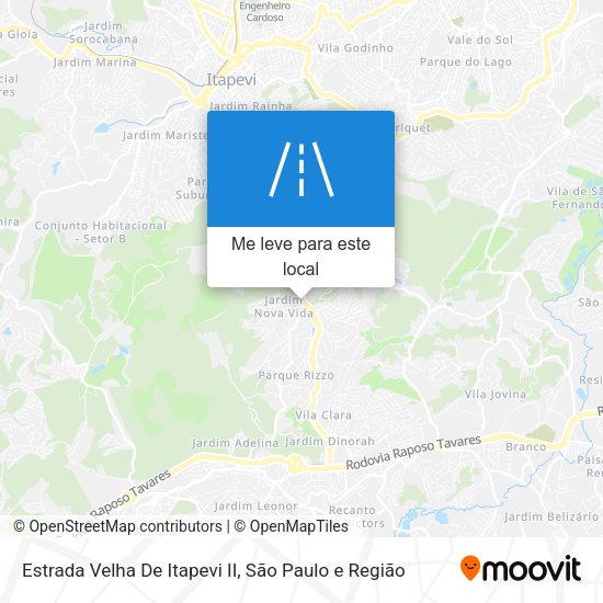 Estrada Velha De Itapevi II mapa