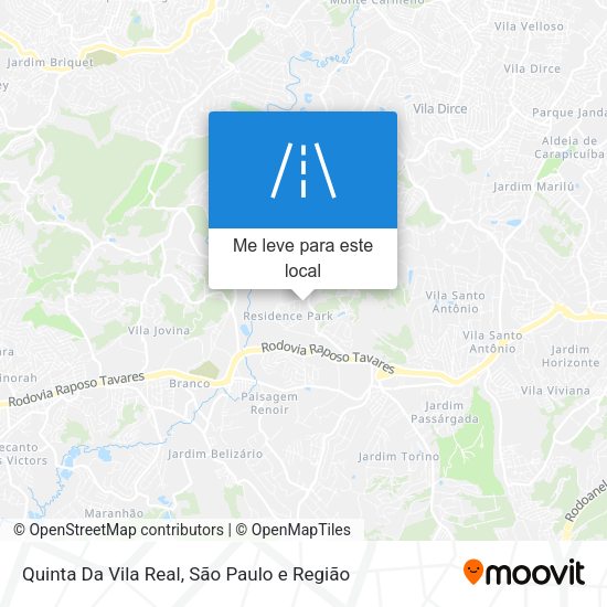 Quinta Da Vila Real mapa