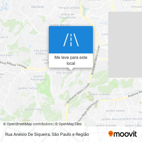 Rua Anésio De Siqueira mapa