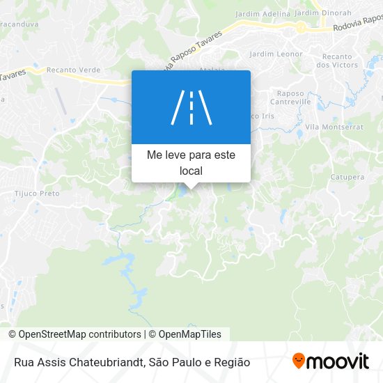 Rua Assis Chateubriandt mapa