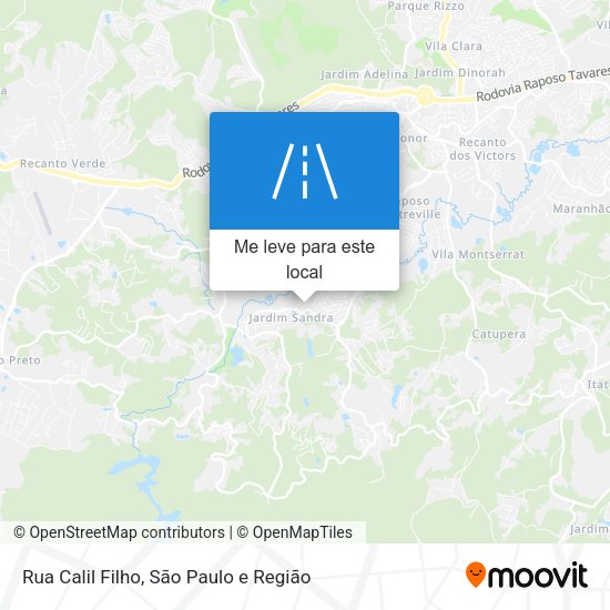 Rua Calil Filho mapa