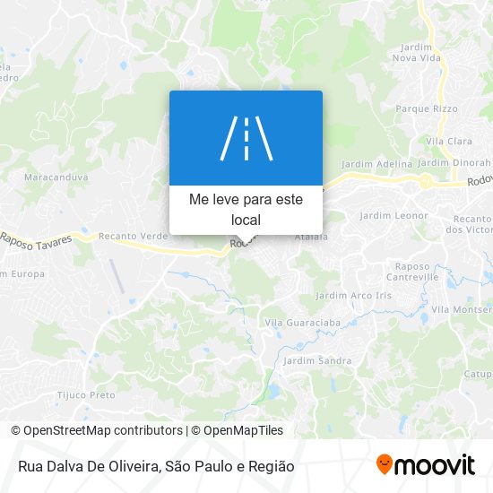 Rua Dalva De Oliveira mapa