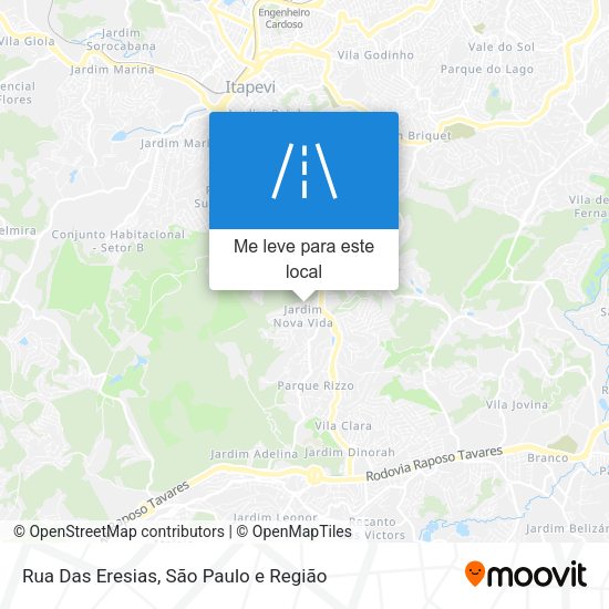 Rua Das Eresias mapa