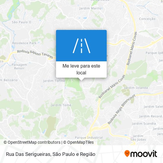 Rua Das Serigueiras mapa