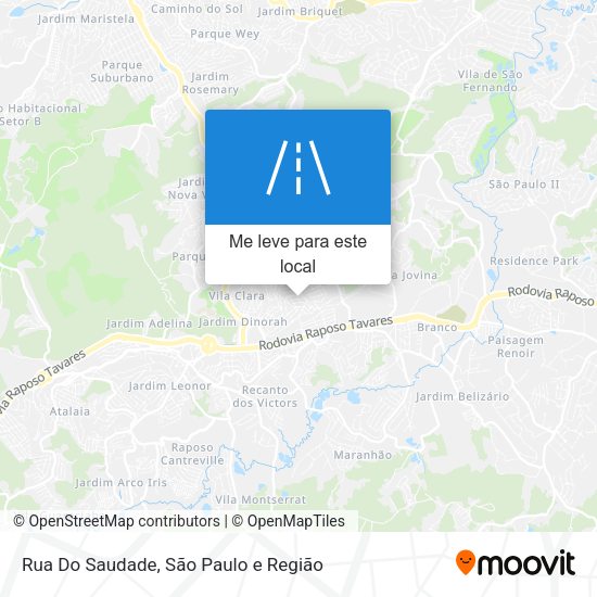 Rua Do Saudade mapa