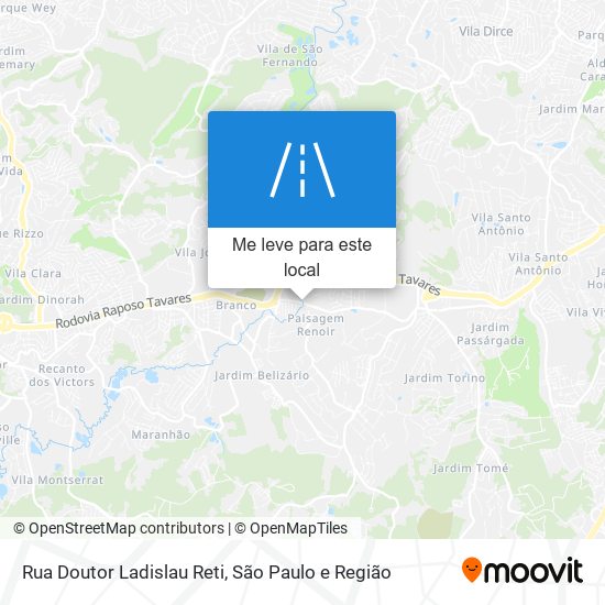 Rua Doutor Ladislau Reti mapa