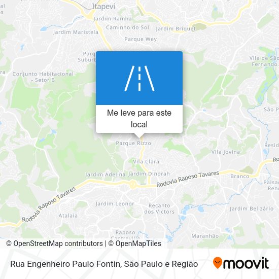 Rua Engenheiro Paulo Fontin mapa