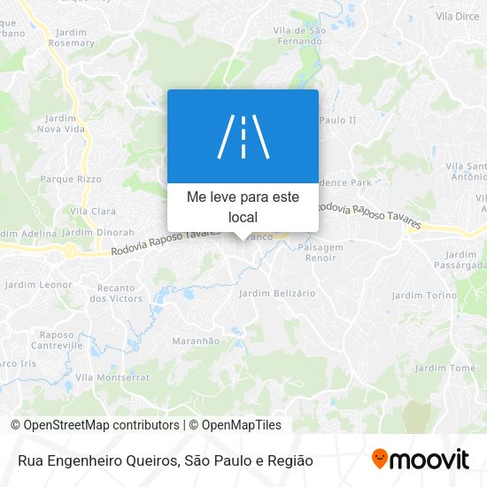 Rua Engenheiro Queiros mapa