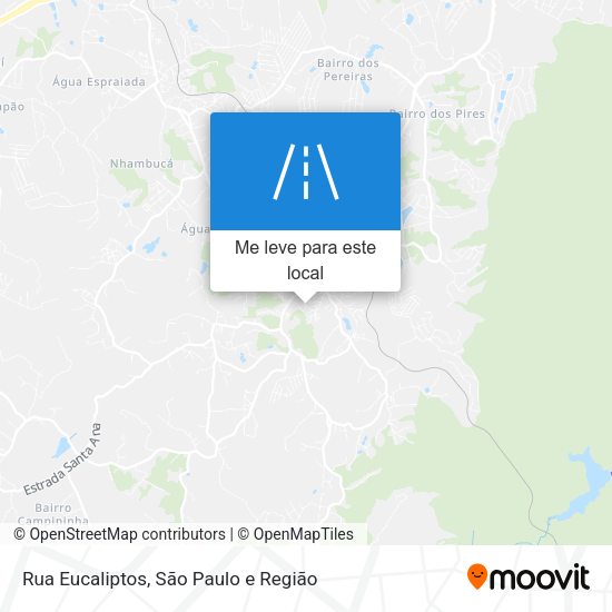 Rua Eucaliptos mapa