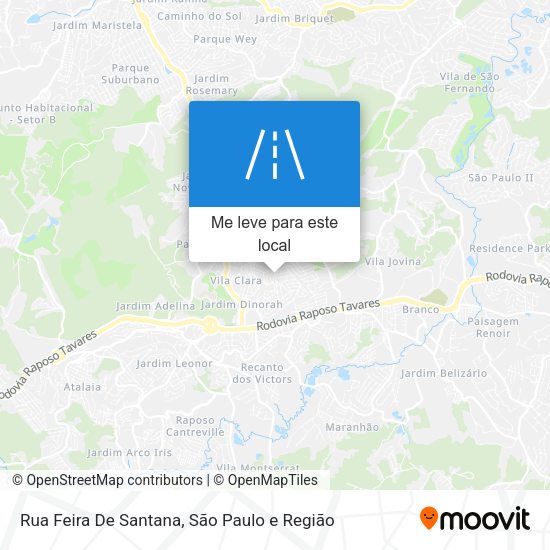 Rua Feira De Santana mapa