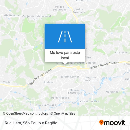 Rua Hera mapa