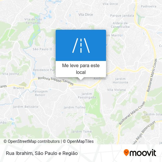 Rua Ibrahim mapa