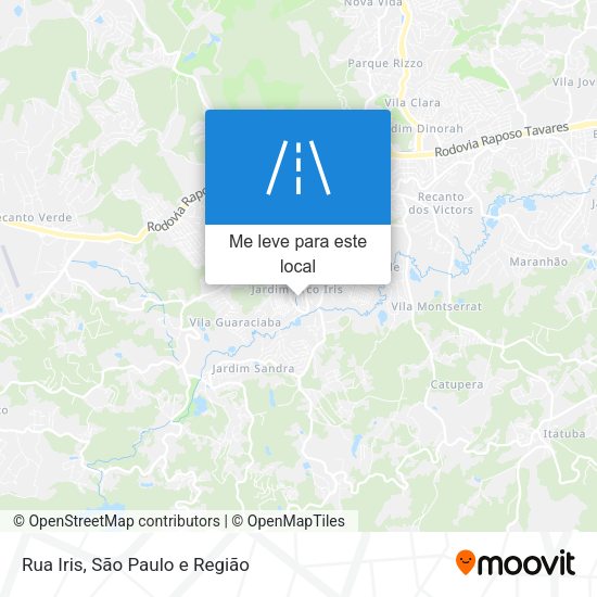 Rua Iris mapa