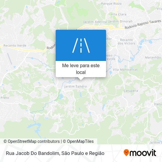 Rua Jacob Do Bandolim mapa