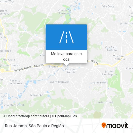 Rua Jarama mapa