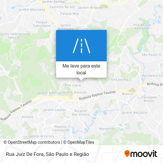 Rua Juíz De Fora mapa