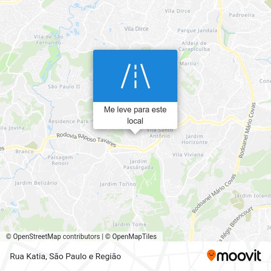 Rua Katia mapa