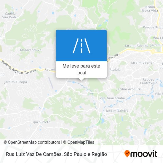 Rua Luiz Vaz De Camões mapa