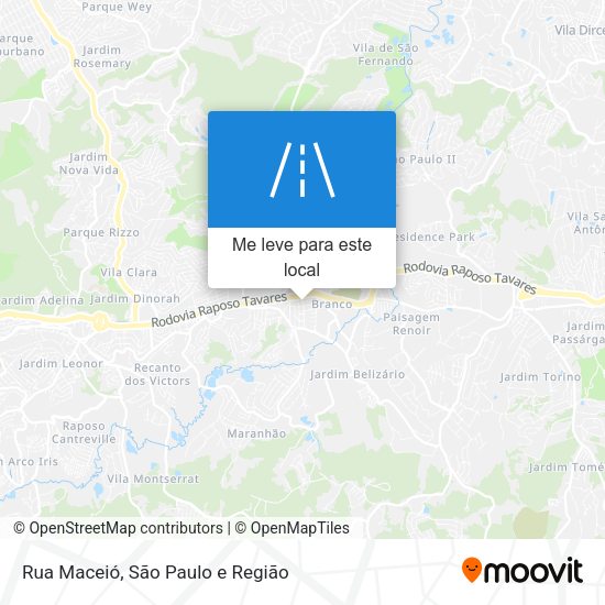 Rua Maceió mapa