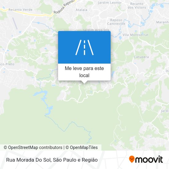 Rua Morada Do Sol mapa