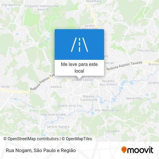 Rua Nogam mapa