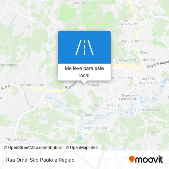 Rua Omã mapa
