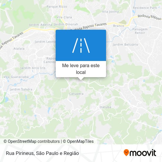 Rua Pirineus mapa
