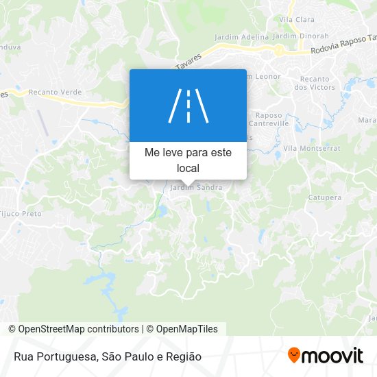 Rua Portuguesa mapa