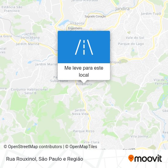 Rua Rouxinol mapa