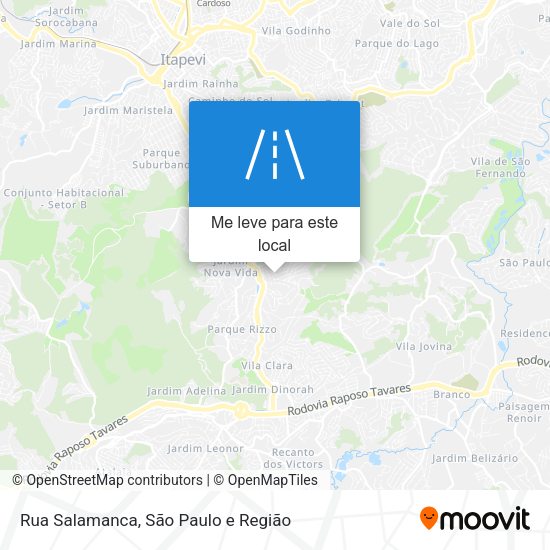 Rua Salamanca mapa