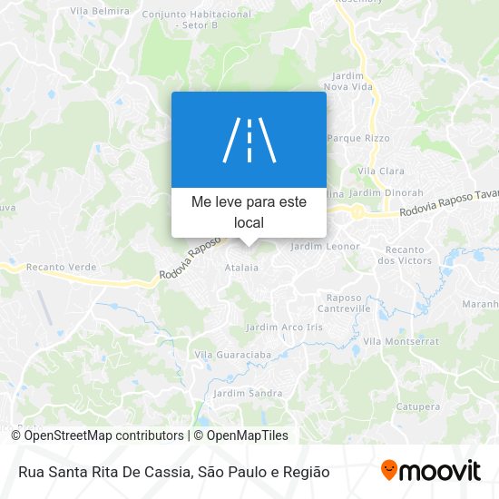 Rua Santa Rita De Cassia mapa
