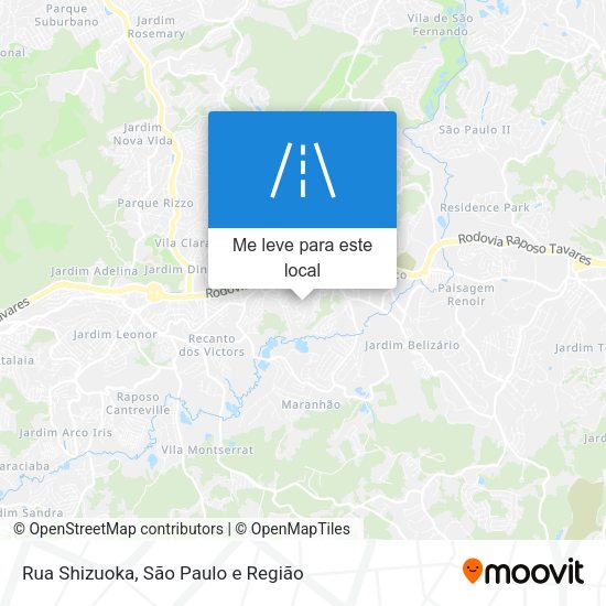 Rua Shizuoka mapa