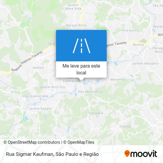 Rua Sigmar Kaufman mapa