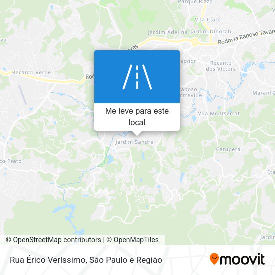 Rua Érico Veríssimo mapa